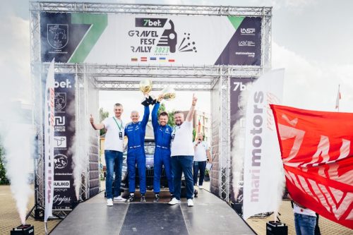 Vaidotas Žala about the victory in the “7bet Gravel Fest Rally – Lazdijai”: “I drove and Ivo sang”