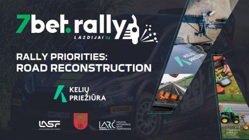 “7bet Rally Lazdijai” did not forget the most important thing: after the rally, the roads will be maintained by professionals